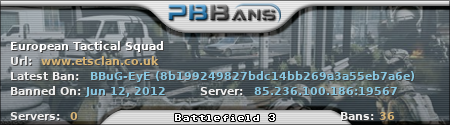 PBBans Team Info