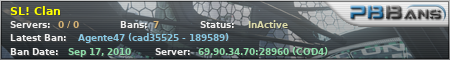 PBBans Streaming Status