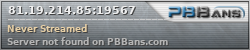 Streaming PB Bans