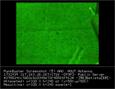 - ( GT ) |
| IP Address |
83.247.*.* |
| Violation Data |
| Type |
PunkBuster Screenshot |
| Violation |
Caught by PBSS (ESP HACK) |
| Streaming Source |
| You must be logged into our forums and have a forum status of Streaming Lite Admin or higher to access this information. |
|
|
| PB Screenshot #1 (pb001138.png) |
| MD5 |
B87083146383FA8D675DB61329C4D67C |
| File Date |
Jun 10, 2007 at 12:08:26 pm EDT |
![